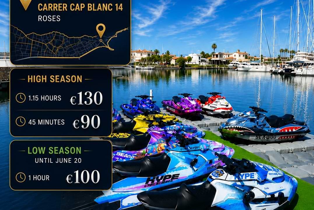 Jetski Costabrava: así está revolucionando Hype Jet Ski Costabrava el verano 2026 con motos de agua musicales y viniladas